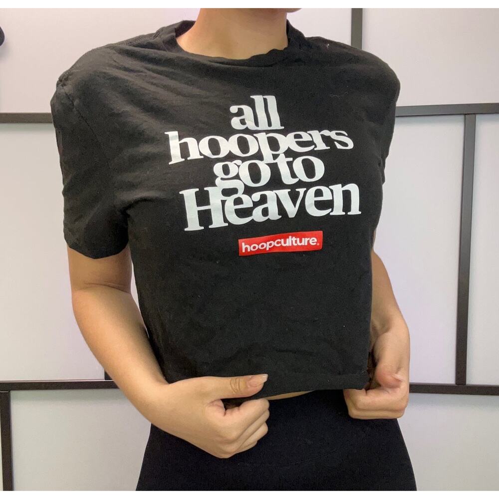 Crop top all Hoopers go to heaven basketball hoop culture size S